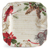222 Fifth Holiday Wishes Porcelain China Dinnerware - Set of 12