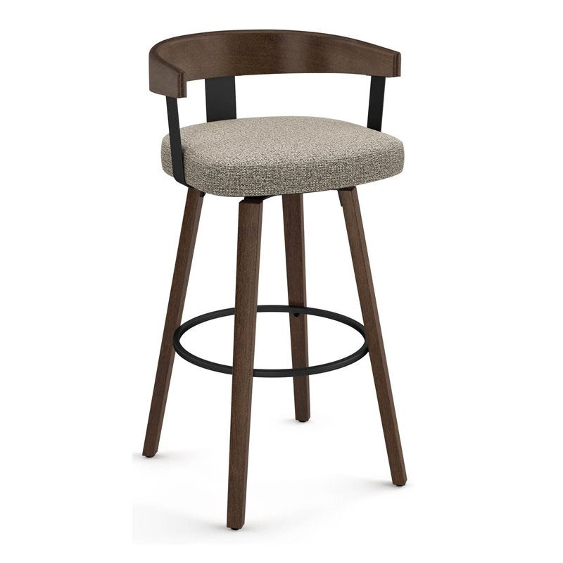 30.25" Polyurethane Swivel Bar Stool