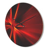 'Yellow and Red Rays ' Modern Wood Wall Clock, 23 x 23