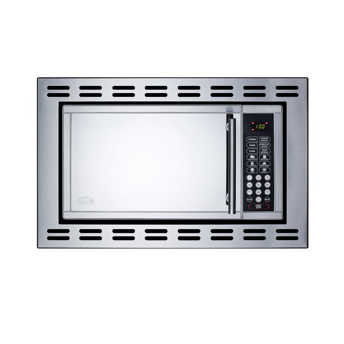 22" 0.9 cu.ft. Built-In Microwave with 4.38 inch Trim, Stainless Steel (#K1255)