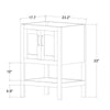 23.2'' Single Bathroom Vanity Base Only CA526
