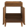 23.5'' Free-standing Single Bathroom Vanity Base Only in Walnut