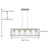5 - Light Modern Farmhouse Kitchen Island Chandelier by ACROMA™