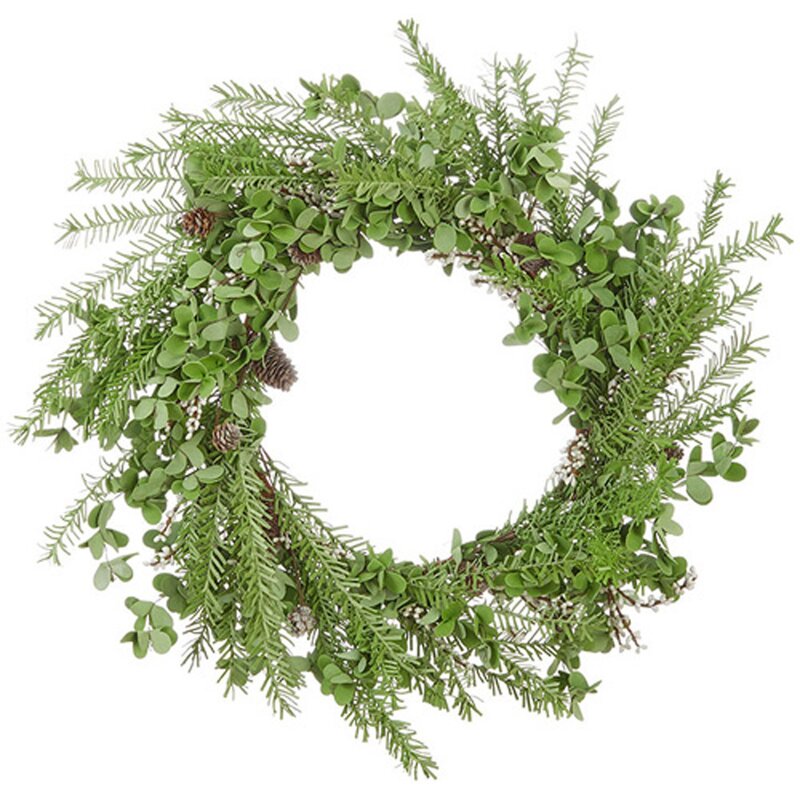 23" Polyethylene Wreath