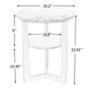 24.21'' Tall 3 Legs End Table