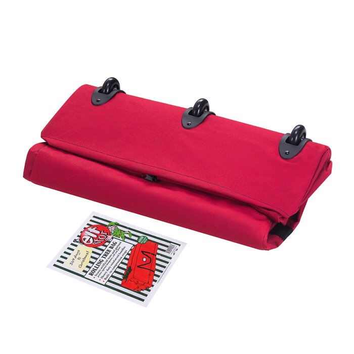 24.5 H x 59 W x 21.75 D Tree Storage Bag, Red (#K5768)