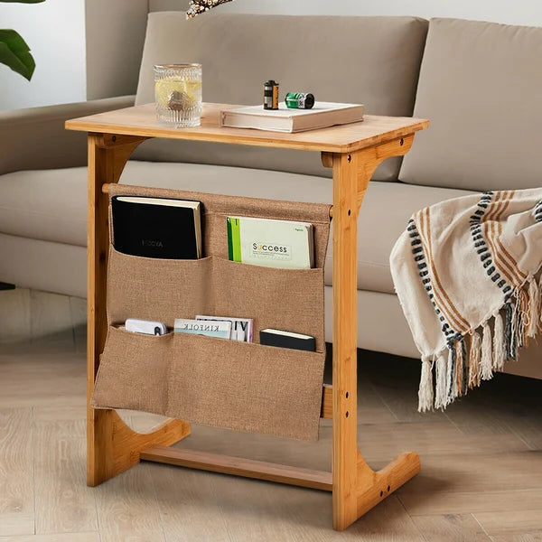 24.5'' Tall Solid Wood C Table End Table