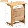 24.5'' Tall Solid Wood C Table End Table