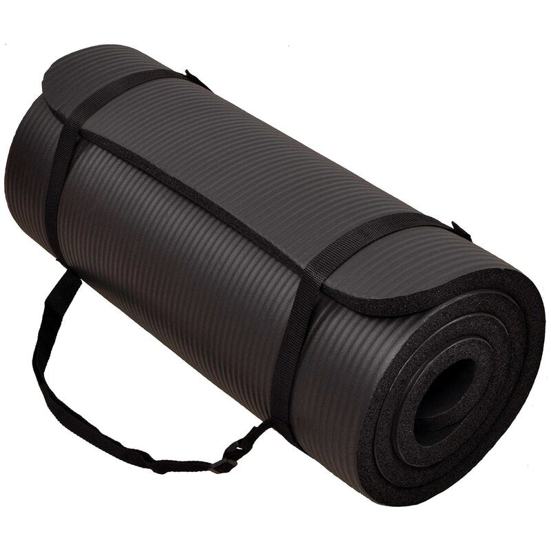 Black 24" L x 71" W x 1" Foam Mat K7995