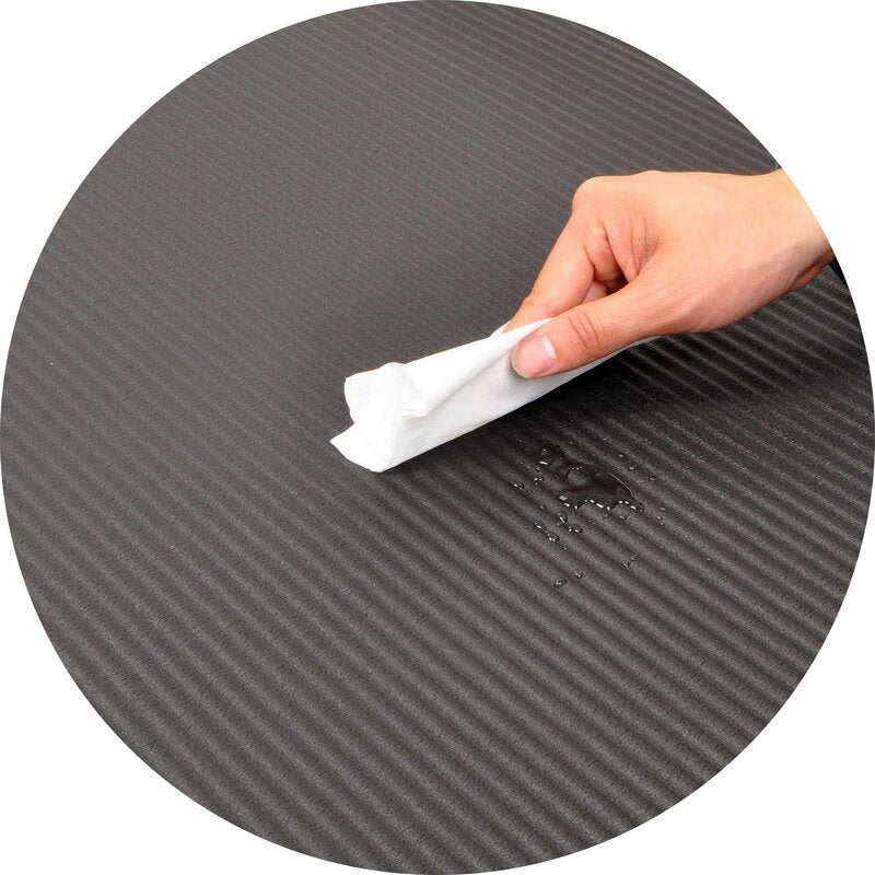 Black 24" L x 71" W x 1" Foam Mat K7995