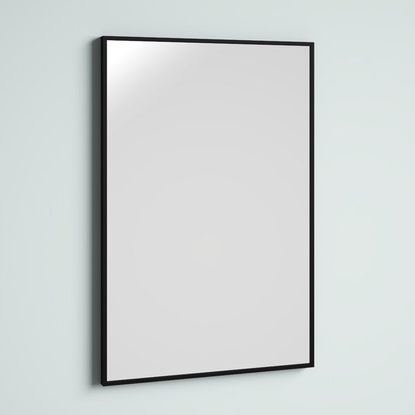Black 24"x 36" Modern Wall-Mounted Bathroom/Vanity Mirror