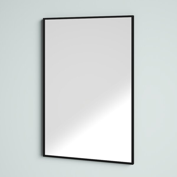 Black 24"x 36" Modern Wall-Mounted Bathroom/Vanity Mirror