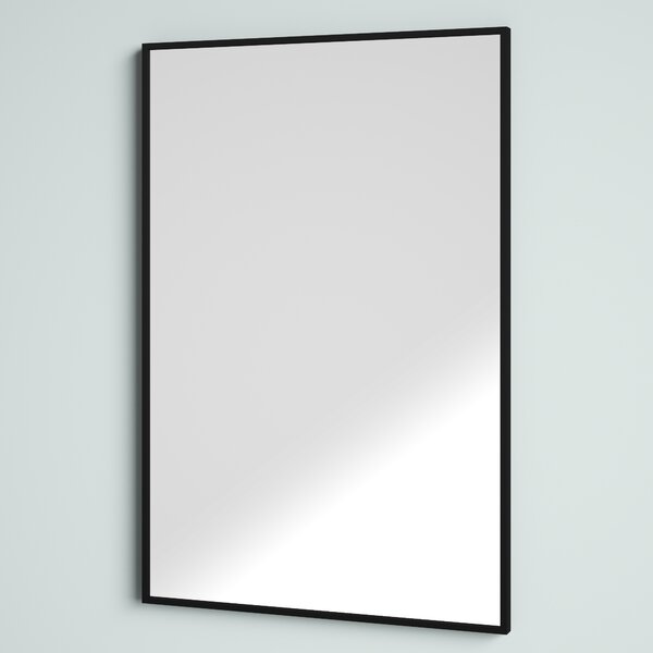 Black 24"x 36" Modern Wall-Mounted Bathroom/Vanity Mirror