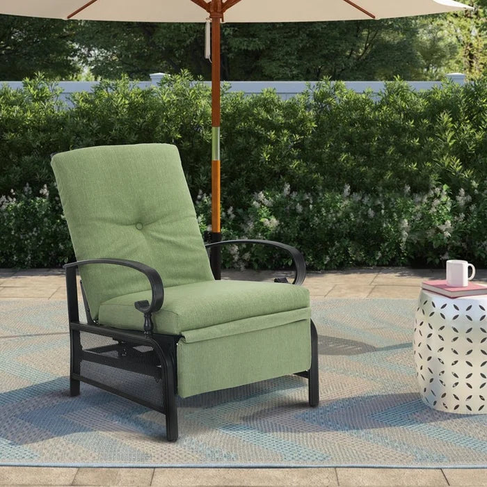 25.2'' Long Reclining Single Chaise with Cushions
