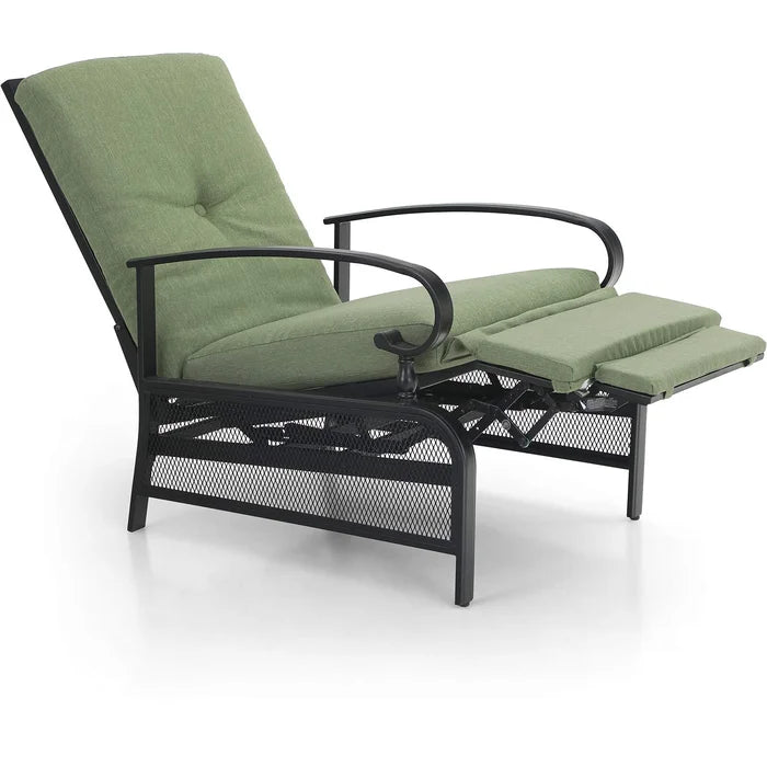 25.2'' Long Reclining Single Chaise with Cushions