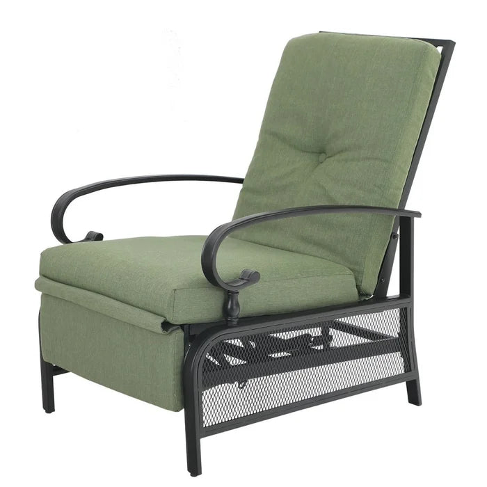 25.2'' Long Reclining Single Chaise with Cushions
