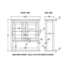 26.75'' W x 29'' H x 8.37'' D Wall Mounted Bathroom Cabinet