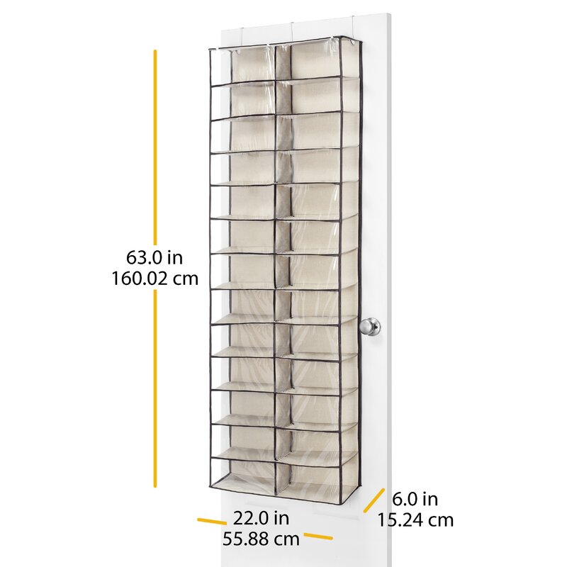 26 Pair Overdoor Shoe Organizer CL785