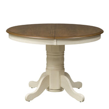 Load image into Gallery viewer, Springfield Honey And Cream Extendable Pedestal Dining Table
