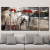 'Abstract' - 3 Piece Wrapped Canvas Print Set  Dr116