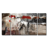 'Abstract' - 3 Piece Wrapped Canvas Print Set  Dr116