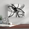 'Abstract Poetry in Black and White 100' by Irena Orlov Graphic Art on Wrapped Canvas - 24