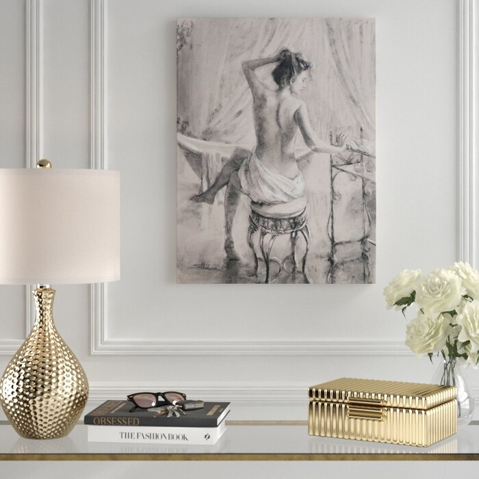 'After the Bath' by Steve Henderson - Wrapped Canvas Graphic Art Print LX5384