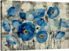 'Aquamarine Floral' - Print #J44
