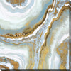 'Blue Agate' Acrylic Painting Print on Canvas 7299