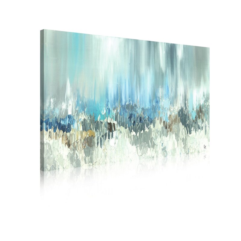 'Blue Visuals' by Sanjay Patel Wall Art on Wrapped Canvas Dr406