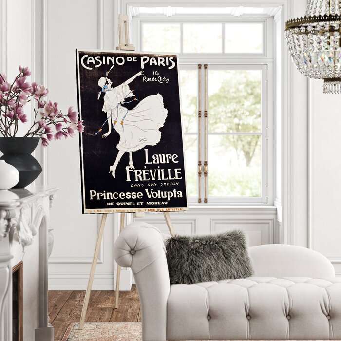 'Casino De Paris Voluptua' - Wrapped Canvas Graphic Art Print - 16" x 24" (#K4958)