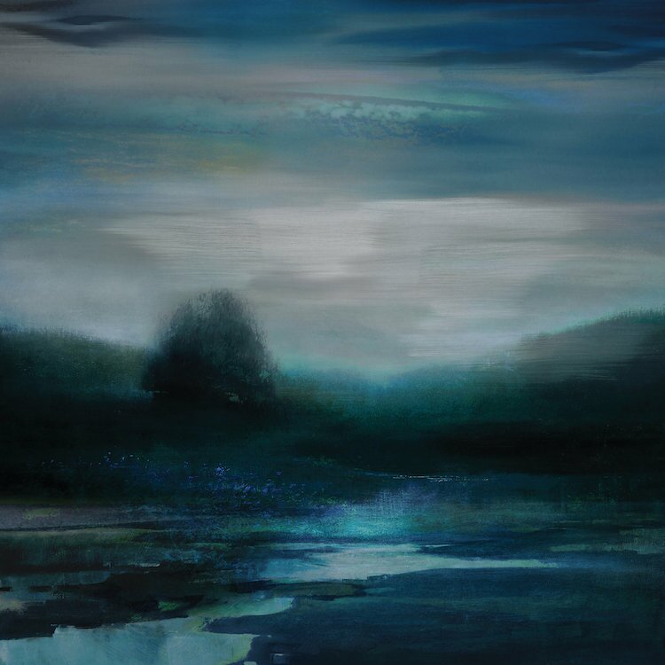 'Cerulean Dawn II' Painting Print on Canvas RM252