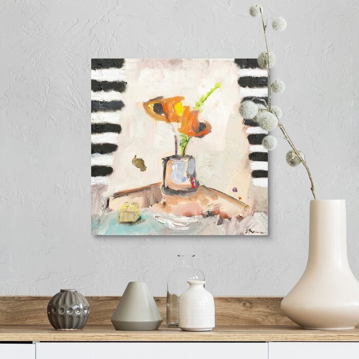 'Check Mate' by Bradford Brenner - 12" x 12" Painting Print on Canvas EE993