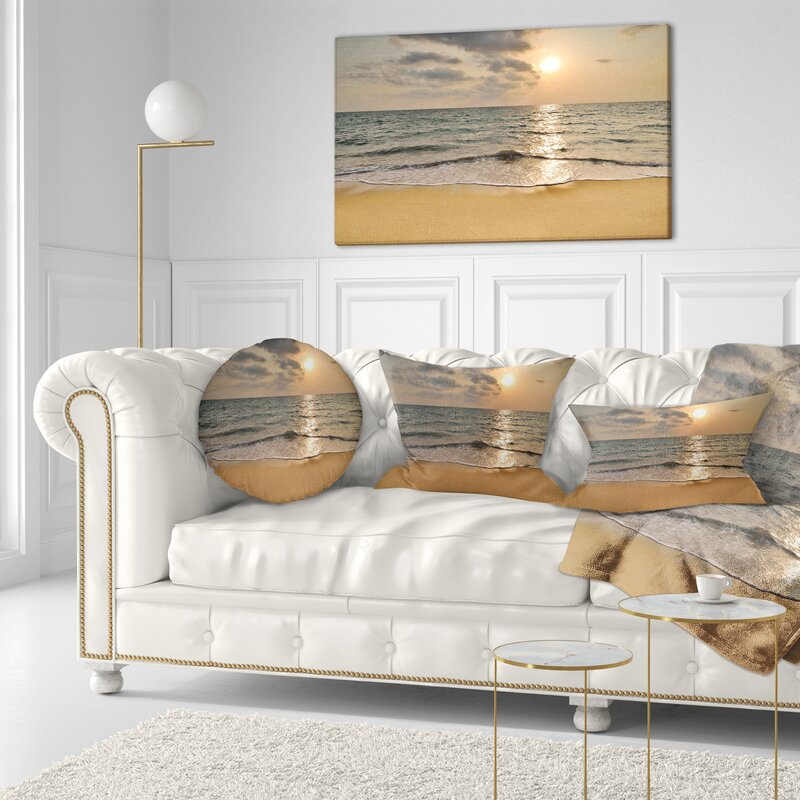 'Dark Tropical Sand Beach at Sunset' Photograph CL594