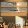 'Dark Tropical Sand Beach at Sunset' Photograph CL594