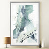 'Deep Splash I' Painting Print on Canvas in Silver Frame - 18