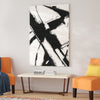 White/Black 'Expression Abstract I' - Painting Print EJ657