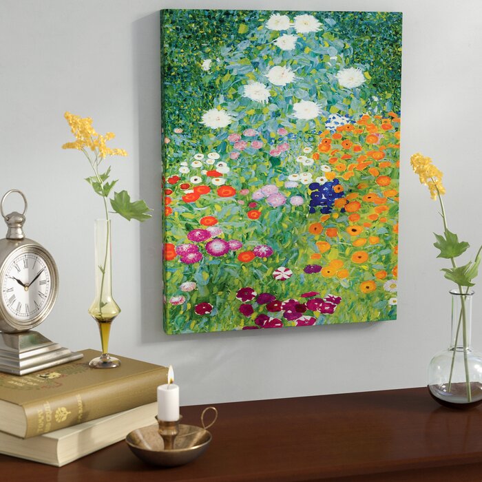 'Farm Garden' Painting Print on Wrapped Canvas - 18" x 24" (#K5337)