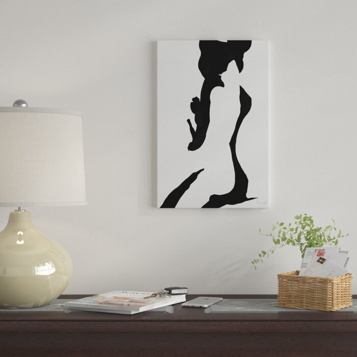 'Female Fig. 1' Graphic Art Print on Canvas EE634