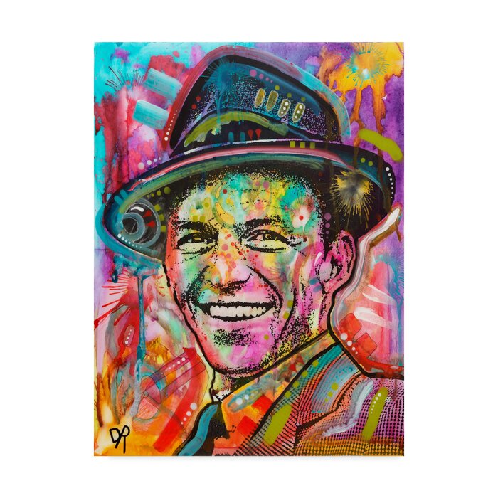 'Frank Sinatra I Graphic Art 47" Print on Wrapped Canvas