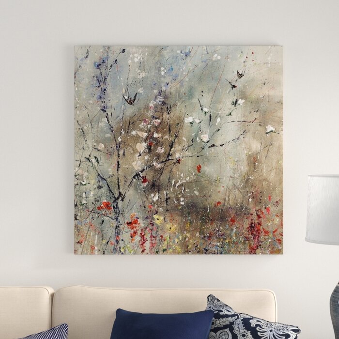 'Fresh Spring Desert' Painting on Canvas 20" x 20" EE1303