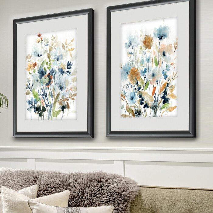'Holland Spring Mix' - 2 Piece Picture Frame Painting Print Set on Paper EE1050
