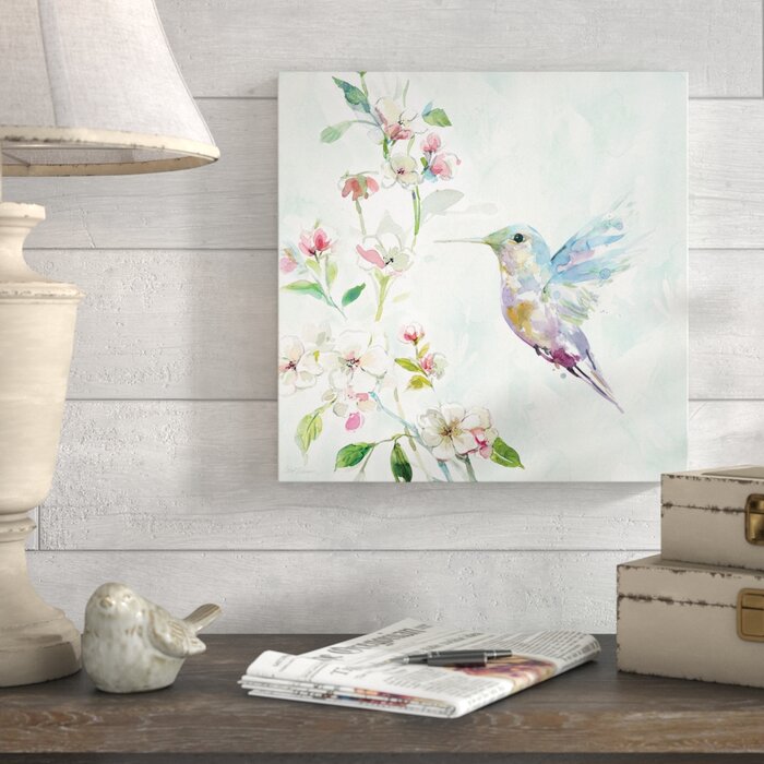 'Hummingbird II' Oil Painting Print #HA44