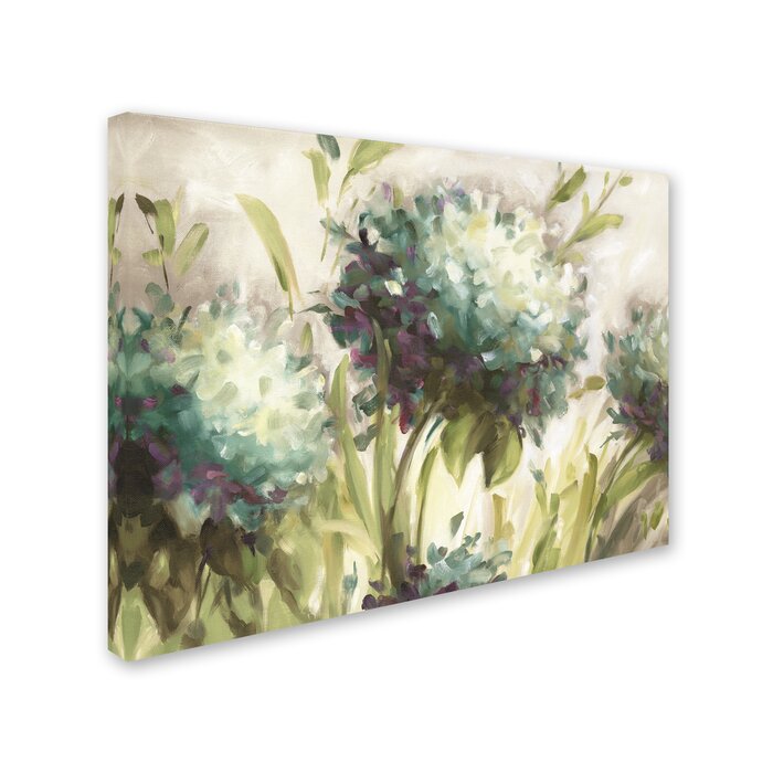 'Hydrangea Field' Print on Canvas #LX4139