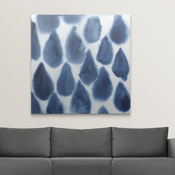 'Indigo Bleed III' Graphic Art Print LX5069
