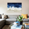 'Indigo Waves from Above II' Graphic Art Print on Canvas K7166