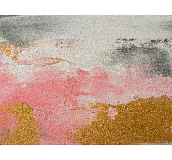 'Metallic Gilded Winterberry II' by Glam Gold - Wrapped Canvas Painting Print 12" x 16" EJ189