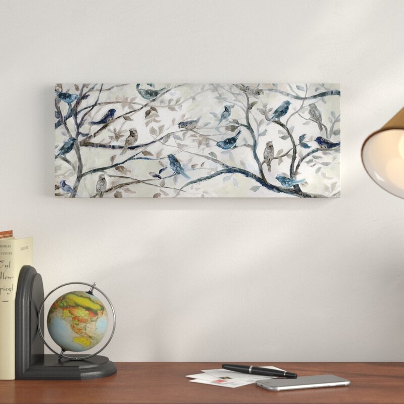 'Morning Chorus' Wrapped Canvas Print - 12" x 30" (#K1125)
