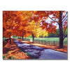'October Road' by David Lloyd Glover Painting Print on Wrapped Canvas - 35