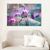 'Painted Petals XIX' - 3 Piece Wrapped Canvas Print Set EJ858